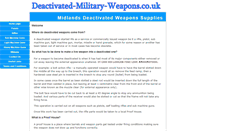 Desktop Screenshot of deactivated-military-weapons.co.uk